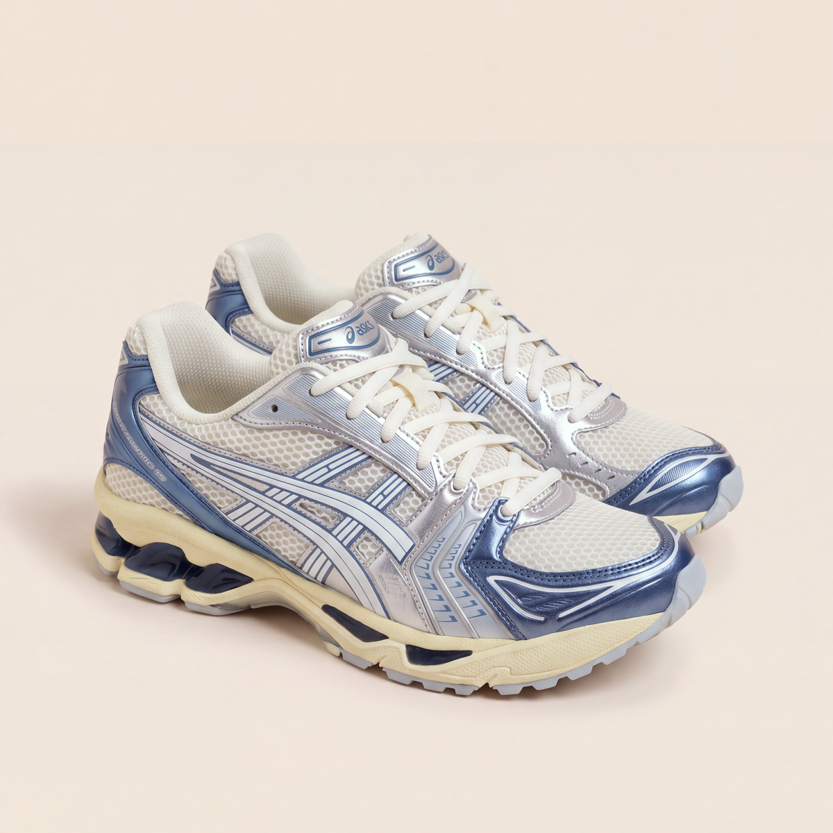 ASICS Gel-Kayano 14 in Cream / Denim Blue
